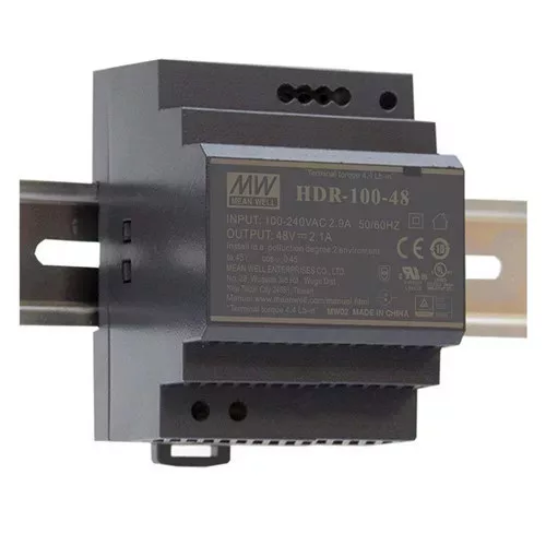 Mean Well HDR-100-24N DIN sínre szerelhető LED-tápegység, 24 V DC, IP20