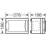 HENSEL FP0151 Üres szekrény zárólapokkal