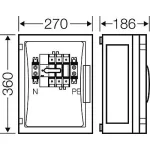 HENSEL FP5211 Terhelésszakaszoló szekrény
