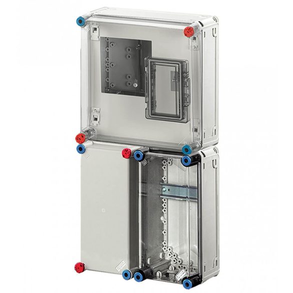 Hensel BASIC HB1000FFD fogyasztásmérő szekrény, 1 fázisú mérő számára, földkábeles csatlakozásra 300x600x185mm