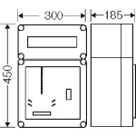 HENSEL HB1012F-E Fogyasztásmérő EON területre