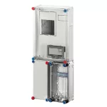 HENSEL BASIC HB3000FFD fogyasztásmérő szekrény, 1 vagy 3 fázisú mérő számára, földkábeles csatlakozásra 300x750x185mm