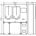 HENSEL HB33KFFFF8-E Fogyasztásmérő EON területre