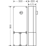 HENSEL HBCSFDMK-U Fogadó modul 125A-ig