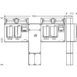 HENSEL HCS422+MF Csoportos mérőhely