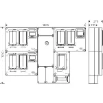 HENSEL HCS432+1 Csoportos mérőhely
