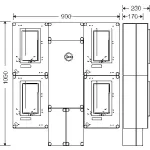HENSEL HCS441 Csoportos mérőhely