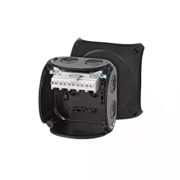   HENSEL KF0404B Időjárásálló kábelösszekötő doboz, fekete