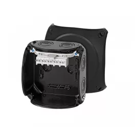   HENSEL KF0604B Időjárásálló kábelösszekötő doboz, fekete