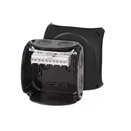   HENSEL KF0606B Időjárásálló kábelösszekötő doboz, fekete