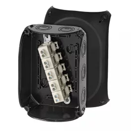   HENSEL KF1010B Időjárásálló kábelösszekötő doboz, fekete