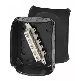   HENSEL KF2525B Időjárásálló kábelösszekötő doboz, fekete