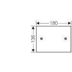 HENSEL KGMP03 Szerelőlap KG 9003-hoz