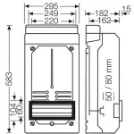 HENSEL KV9337 KV fogyasztásmérő doboz IP65
