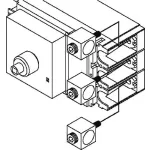 HENSEL MK0108 Megszakító fogadókapcsok