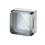 HENSEL Mi9210 Mi üres elosztószekrény zsanéros átlátszó magasított fedéllel