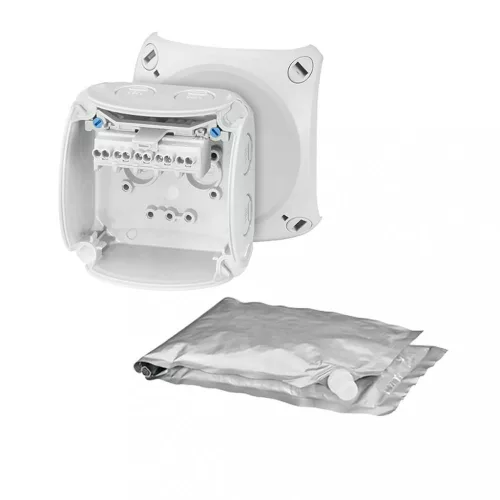 HENSEL WP0202G Vízálló kábelösszekötő doboz kiöntőmasszával, szürke