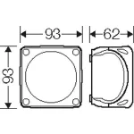 HENSEL WP0202G Vízálló kábelösszekötő doboz kiöntőmasszával, szürke