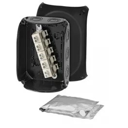   HENSEL WP1010B Vízálló kábelösszekötő doboz kiöntőmasszával, fekete