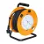 Home HJR 10-25/1,0 kábeldob, 25 m, fém talp, IP44-es védelem, H05RR-F 3G1,0 mm2 gumi kábel, max. 2300 W, 4 aljzat takarófedéllel, védőkapcsoló, HJR_10-25_1_0