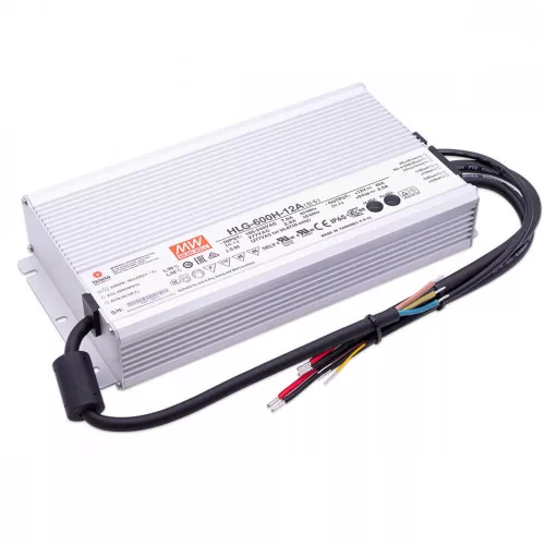 Mean Well HLG-600H-12A LED-tápegység, 12 V DC, IP65