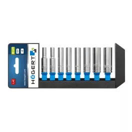   Högert Dugókulcs készlet, 150 mm, 1/4", CrV, DIN3124 HT1A886