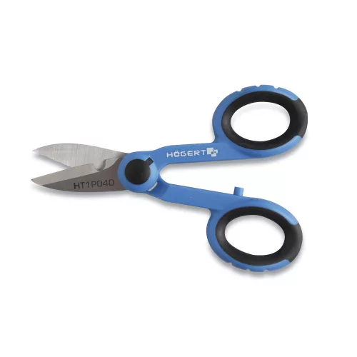 Högert Kábelvágó olló, 140 mm, MAX 0,5 mm kábel vastagságig, CrV acél, 1 db / blister HT1P040