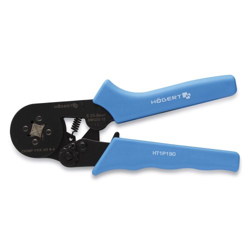 Högert Érvéghüvely prés fogó 175 mm, 0,25-6 mm2 HT1P190
