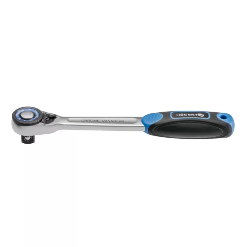 Högert Egyenes racsnis hajtókar 1/4", 72T, CrMo acél HT1R304