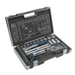 Högert Szerszámkészlet, 60 db-os, 1/4",1/2" HT1R470