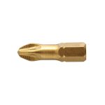 Högert Csavarhúzó BIT, PZ3 25 mm, recézett, acél S2 titán-nitrid bevonat  HT1S386