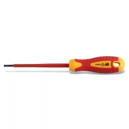   Högert Csavarhúzó szigetelt 1000V, lapos, 5,5 x 125 mm, acél S2, mágneses HT1S905