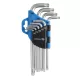 Högert TORX kulcskészlet, CrV, T10 és T50 közötti méret  9 db / blister HT1W814