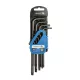 Högert TORX kulcskészlet, S2 acél, T10 és T50 közötti méret  9 db / blister HT1W816