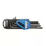 Högert TORX kulcskészlet, S2 acél, T10 és T50 közötti méret  9 db / blister HT1W816