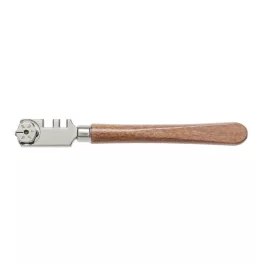   Högert Üvegvágó szerszám, 6 db cserélhető vágókerék,  ergonomikus fa markolat HT3B670