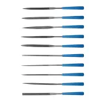 Högert Tűreszelő szett, 10 db-os, 140 mm, A3 acél, ergonomikus markolat HT3B809