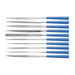 Högert Tűreszelő szett, 10 db-os, 140 mm, A3 acél, ergonomikus markolat HT3B809
