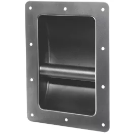   SAL HT 203 süllyesztett fogantyú hangfalhoz, fém, 220 x 163 x 60 mm