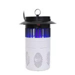 Home IKF 40 ventilátoros beltéri rovarcsapda, 40 m2 hatókörzet, UV-A fény, rovargyűjtő kosár, 1 x 7 W fényforrás, IKF_40