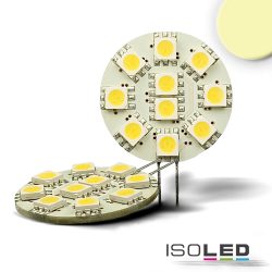   ISOLED G4 LED fényforrás, 10 SMD, 2W, meleg fehér, oldalsó foglalattal 110072