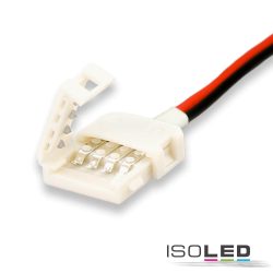   ISOLED Kábelcsatlakozó klipsz, 2 pólusú, IP20, 10 mm-es flexibilis szalagokhoz, osztási távolság >12 mm 111627