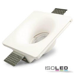   ISOLED LED LED gipsz süllyesztett szpotlámpa GU5.3, szögletes, tölcsér formájú, fehér 112078