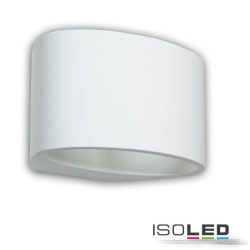 ISOLED LED gipsz fali lámpa, G9, ovális 112174