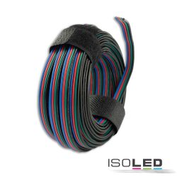   ISOLED RGB kábel 10m tekercs, 4 pólusú, 0,50mm2 H03VH-H AWG20 112324