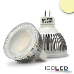   ISOLED MR16 LED szpot fényforrásfény 6W üveg diffúz, 120°, meleg fehér 112339
