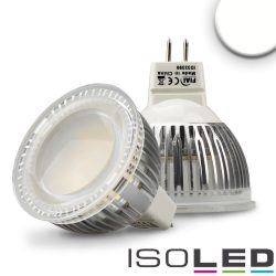   ISOLED MR16 LED szpot fényforráslámpa 6W üveg diffúz, 120°, semleges fehér 112340