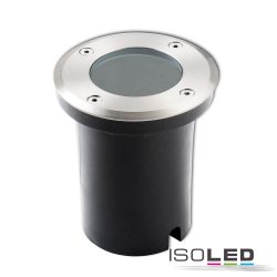   ISOLED Padlóba süllyesztett taposólámpa GU10 fényforráshoz, kerek, IP67, fényforrás nélkül 113299