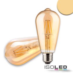   ISOLED E27 Vintage Line LED ST64 fényforrás, 8 W, ultra meleg fehér, dimmelheto 113325