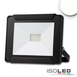   ISOLED LED fényveto 10 W, semleges fehér, fekete, IP65 113358